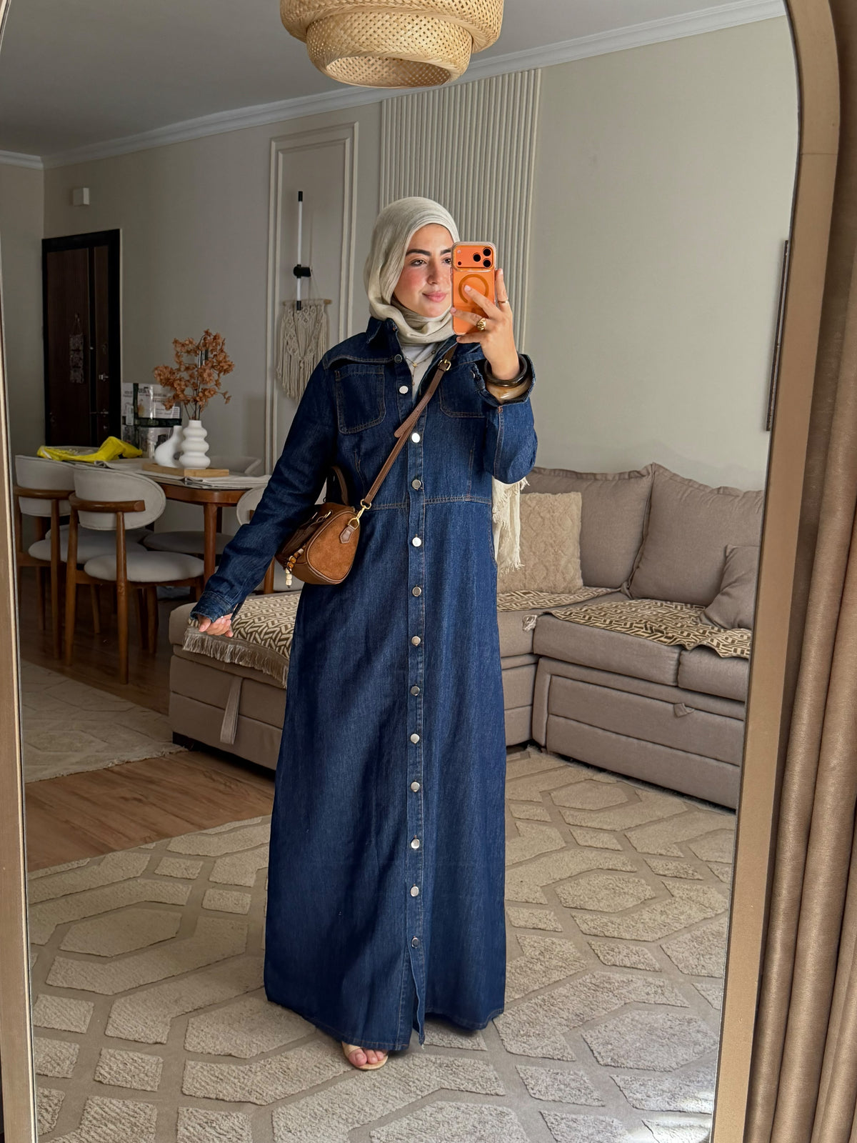DENIM LONG SHIRT