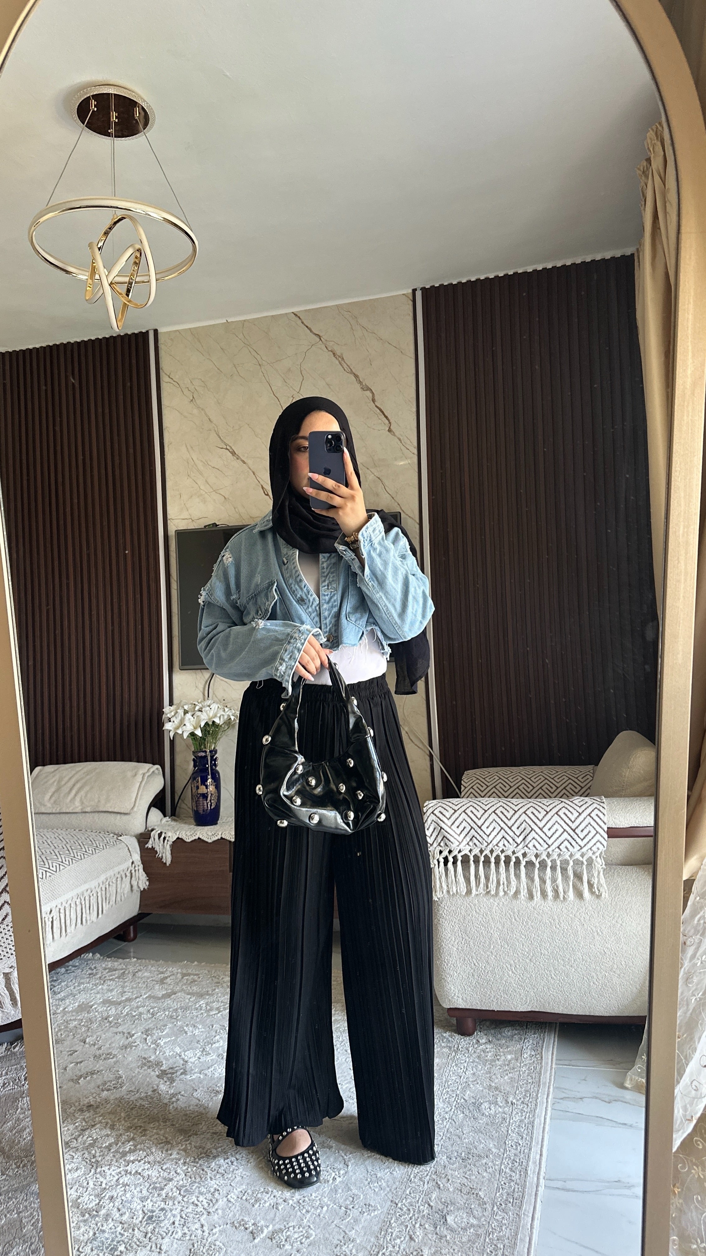 PLISSE PANTS