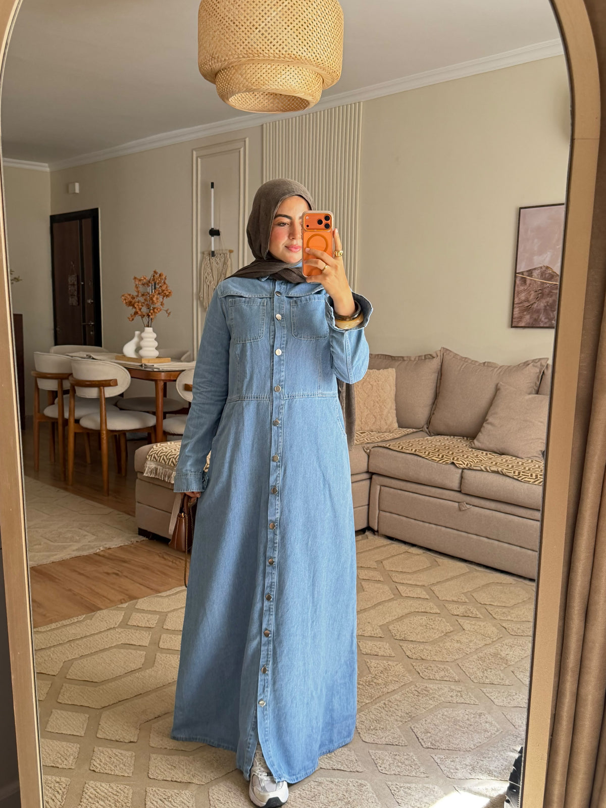 DENIM LONG SHIRT