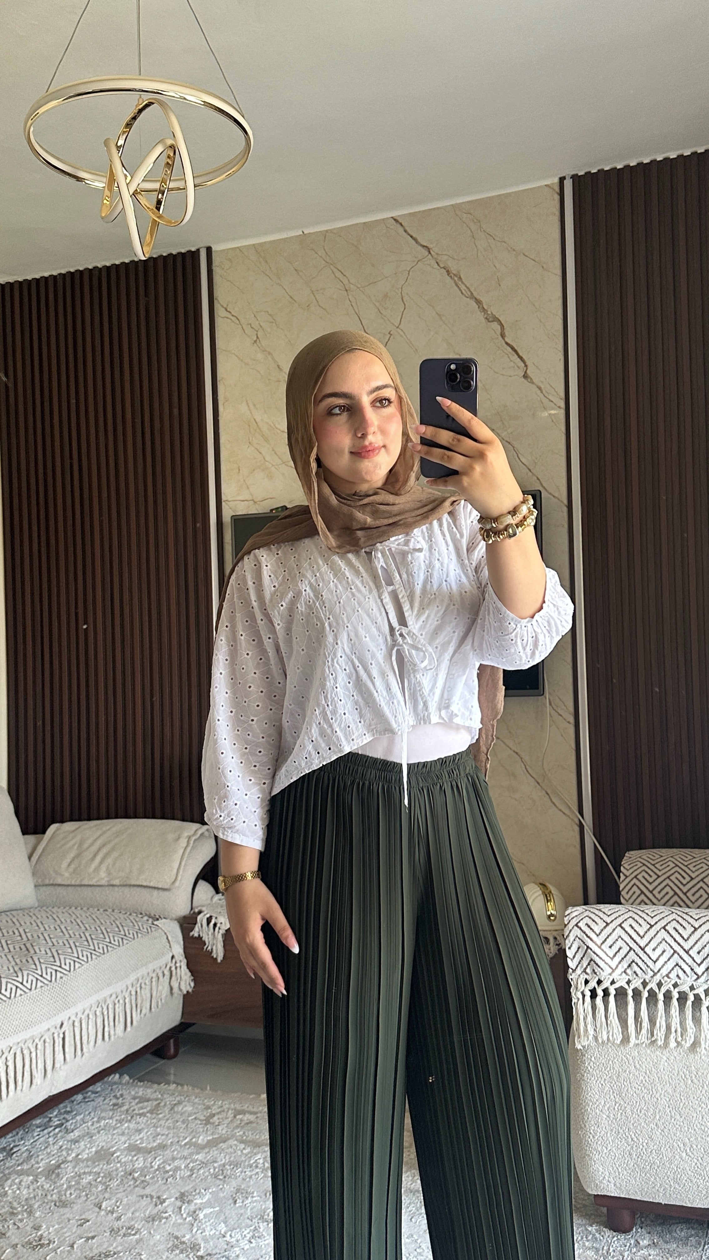 PLISSE PANTS
