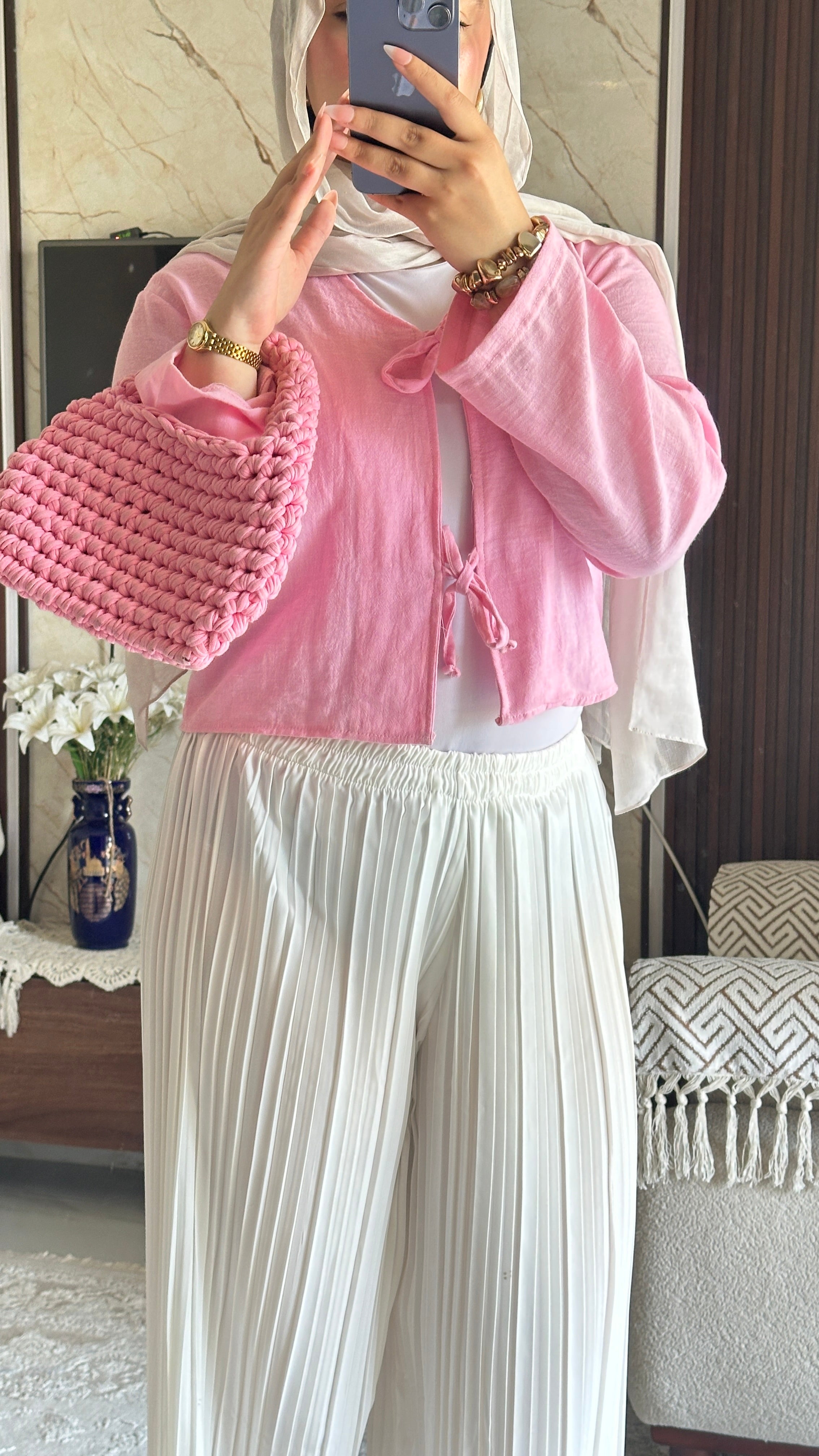 PLISSE PANTS