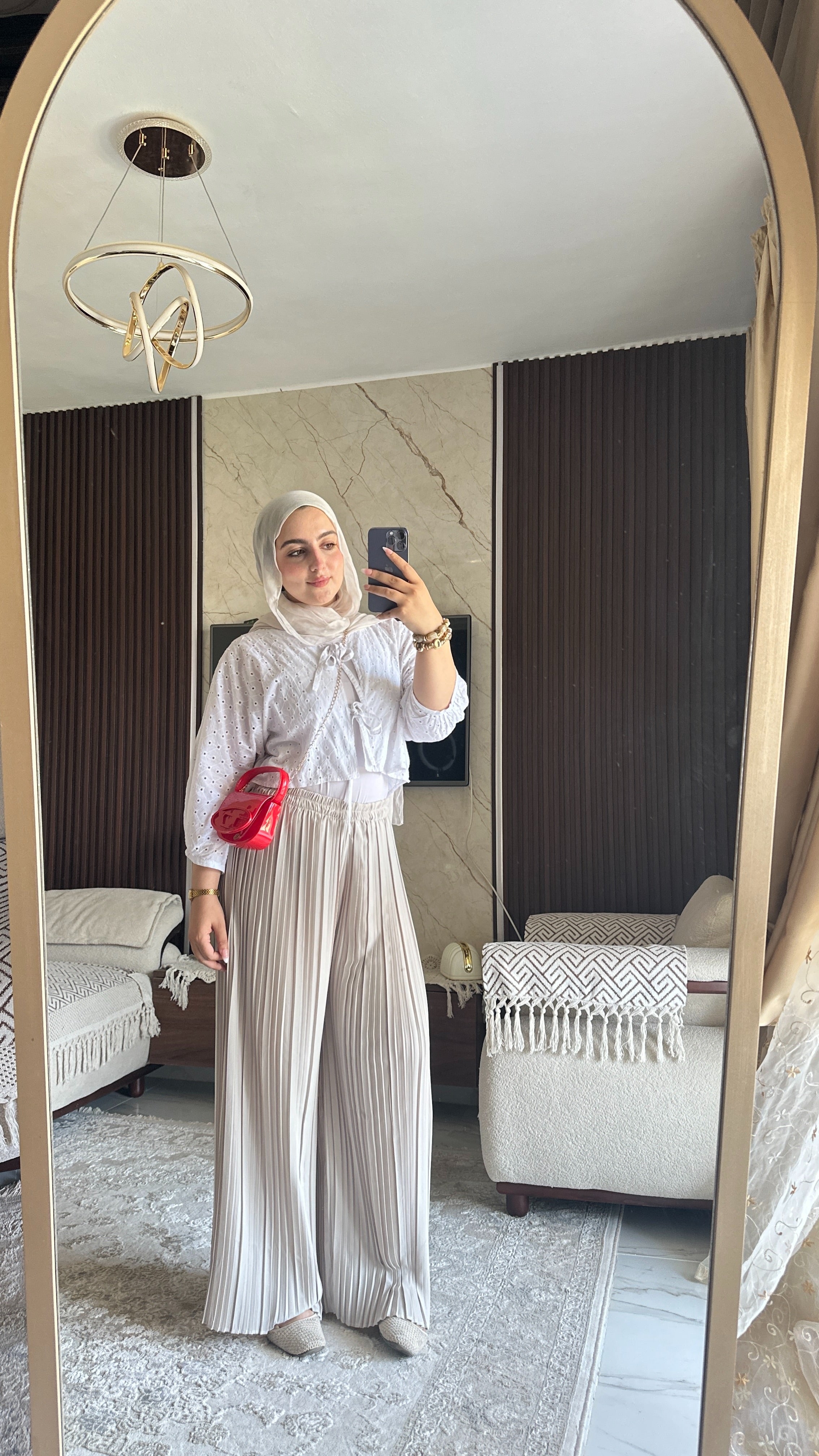 PLISSE PANTS